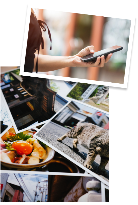 データのスマホ転送＆データCD化イメージ画像