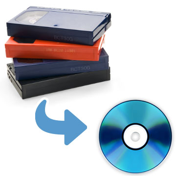 ビデオテープからDVDにダビング