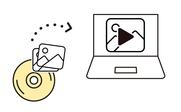 テープ映像をDVDにダビング