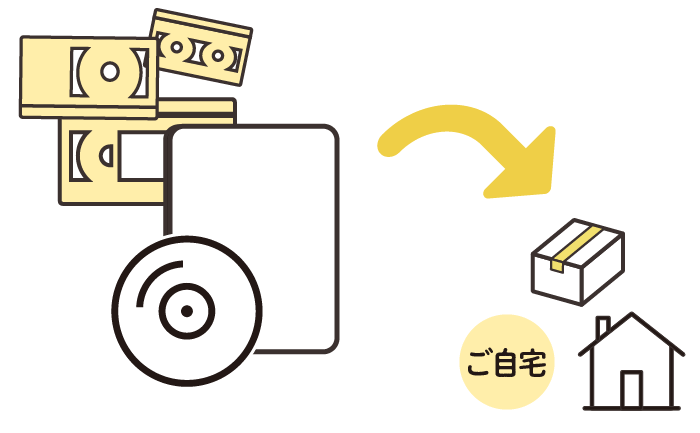 完了ご連絡・店舗受け取り