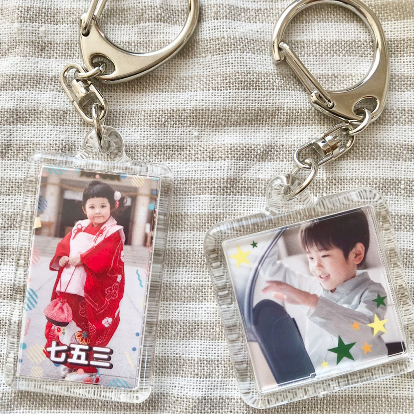 写真キーホルダーイメージ