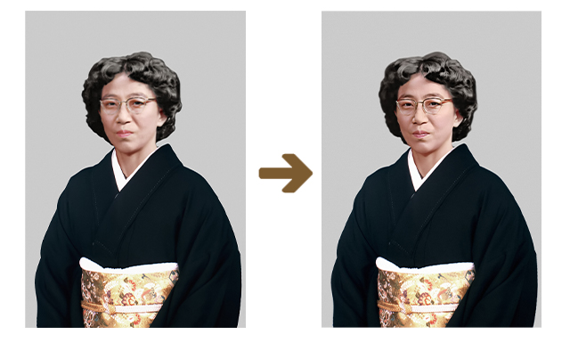 遺影写真 高画質化